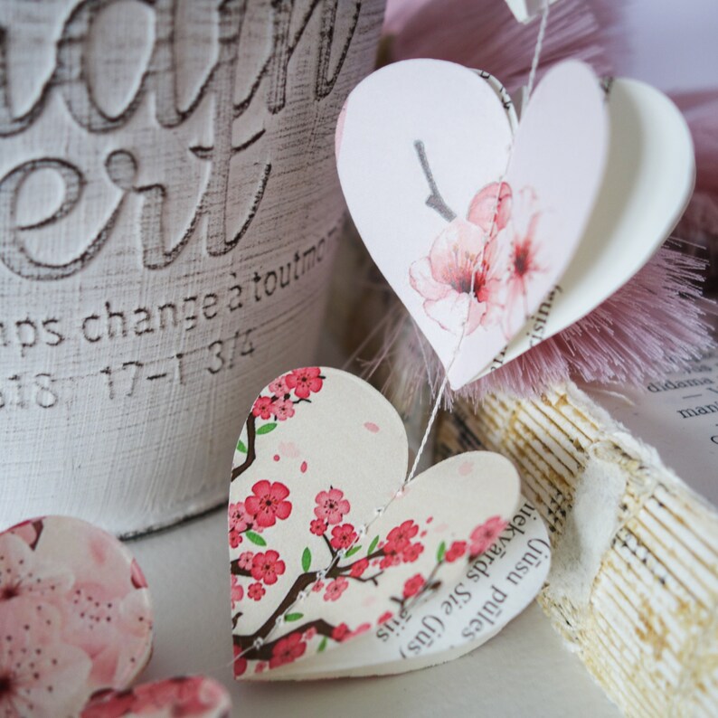 Cherry Blossom Garland Cherry Blossom Gift Cherry Blossom Etsy