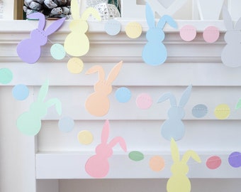 Easter bunny garland, Easter decorations, Easter gifts, easter banner, easter backdrop, bunny garland, bunny decorations, bunny backdrop