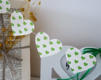 St Patricks day garland, St Patricks banner, St Patricks gifts, St Patricks banner, Irish flag banner, Irish decor, Irish gifts