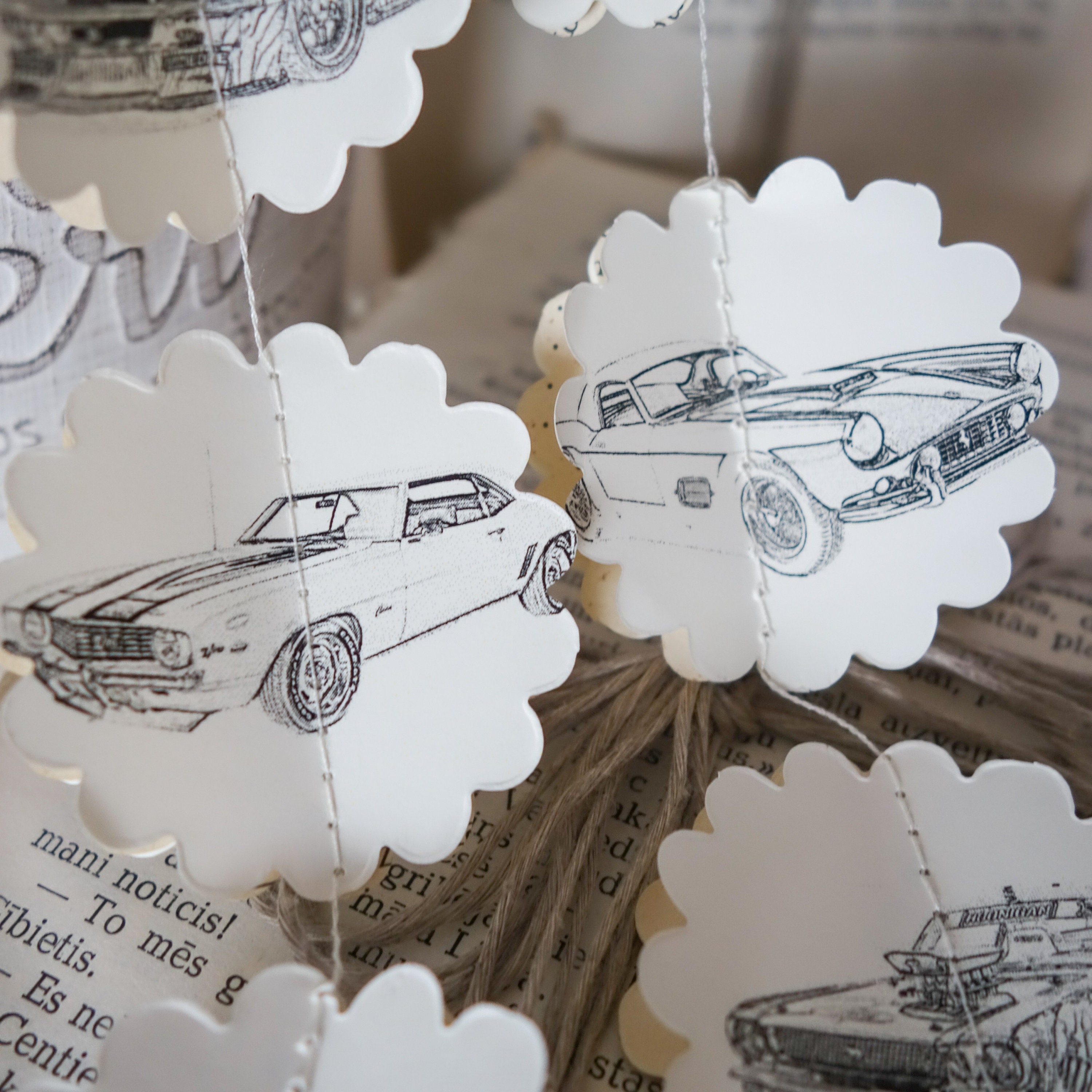 Cars Garland Cars Nursery Decor Cars Birthday Decorations Etsy UK