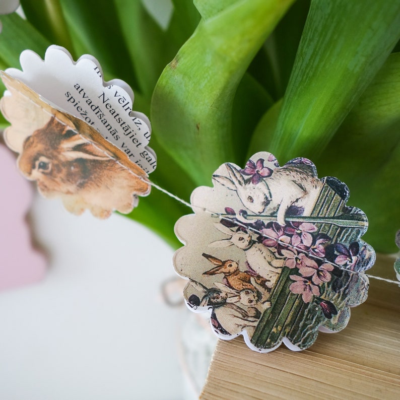 Easter Garland Easter Home Decor Easter Bunny Decor Easter Etsy