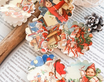 Vintage Christmas decor, vintage Christmas garland, Christmas gifts, christmas decor, christmas wall decor, Christmas table decorations