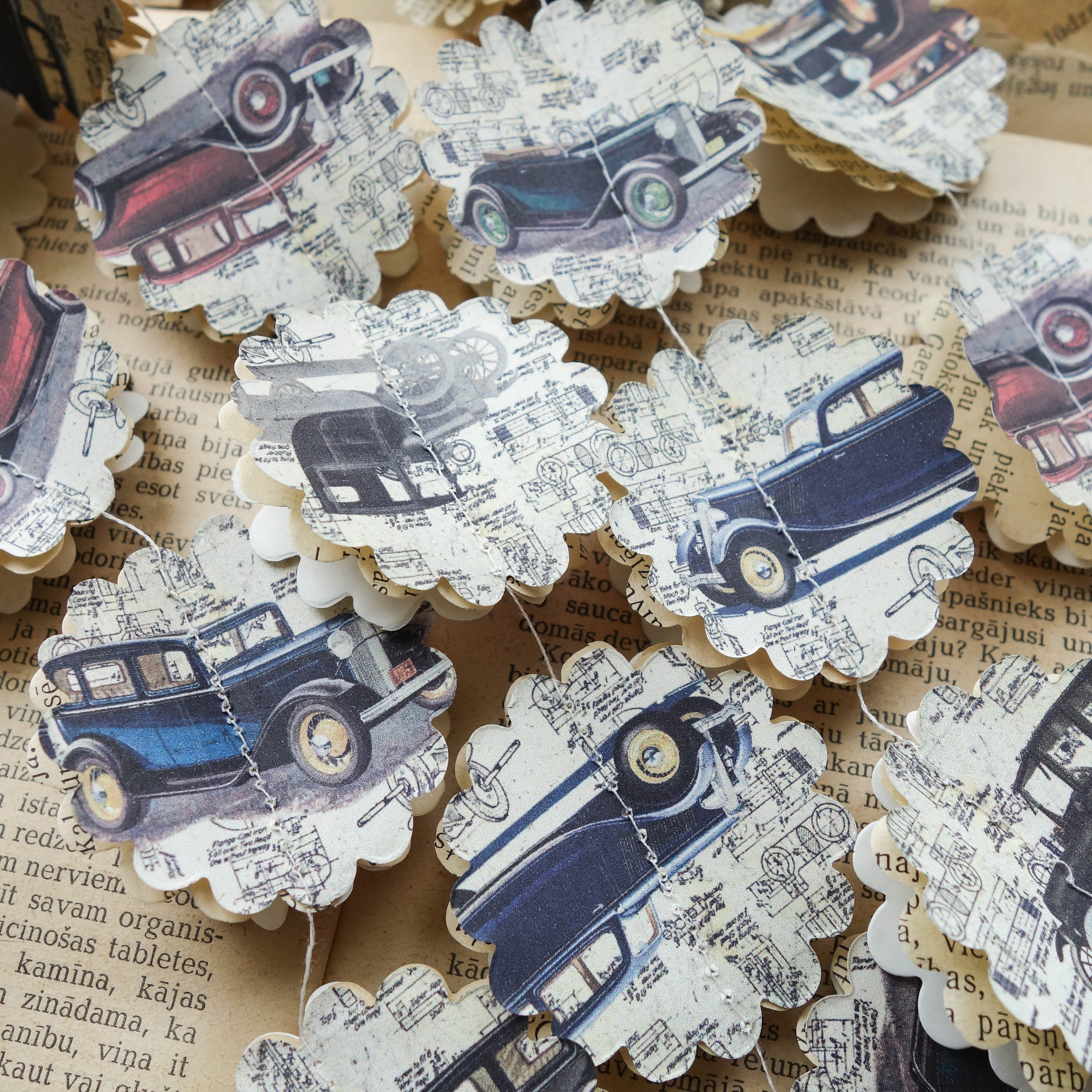 Car Garland Car Gifts Car Nursery Decor Car Wall Decor Car Etsy