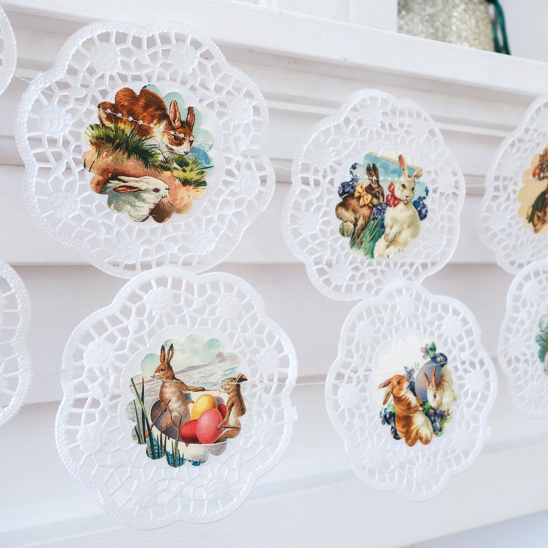 Easter Garland, Easter Banner, Easter Bunny Garland, Easter Bunny