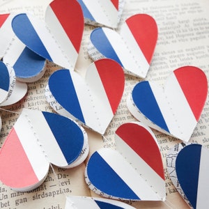Ghirlanda francese, decorazioni I love France, decorazioni per matrimoni francesi, ghirlanda di Parigi, ghirlanda francese, regali per insegnanti di francese, striscione francese