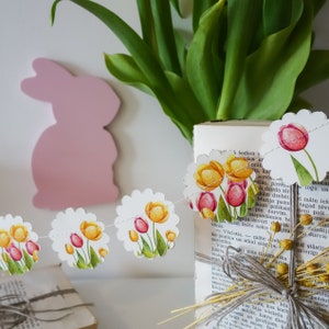 Ghirlanda di Pasqua, regali di Pasqua, ghirlanda di Pasqua per il camino, striscione di Pasqua, decorazioni pasquali per la casa, ghirlanda di tulipani, decorazioni pasquali, decorazioni pasquali,