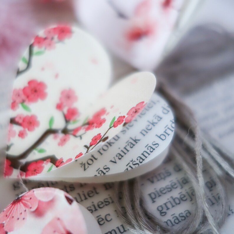 Cherry Blossom Garland Cherry Blossom Gift Cherry Blossom Etsy