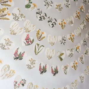 Ghirlanda botanica, regali botanici, decorazioni botaniche per matrimoni, decorazioni botaniche per baby shower, fondali botanici, decorazioni floreali, stampa su un lato