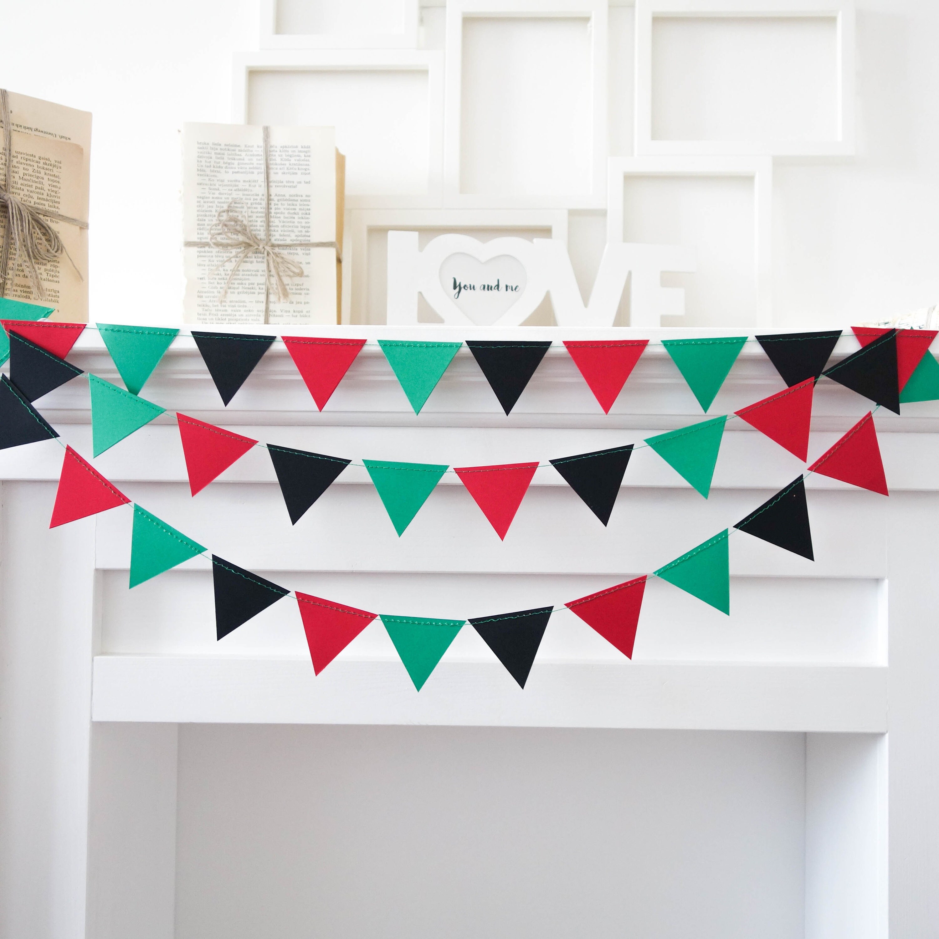 Kwanzaa garland kwanzaa decorations kwanzaa home decor Etsy