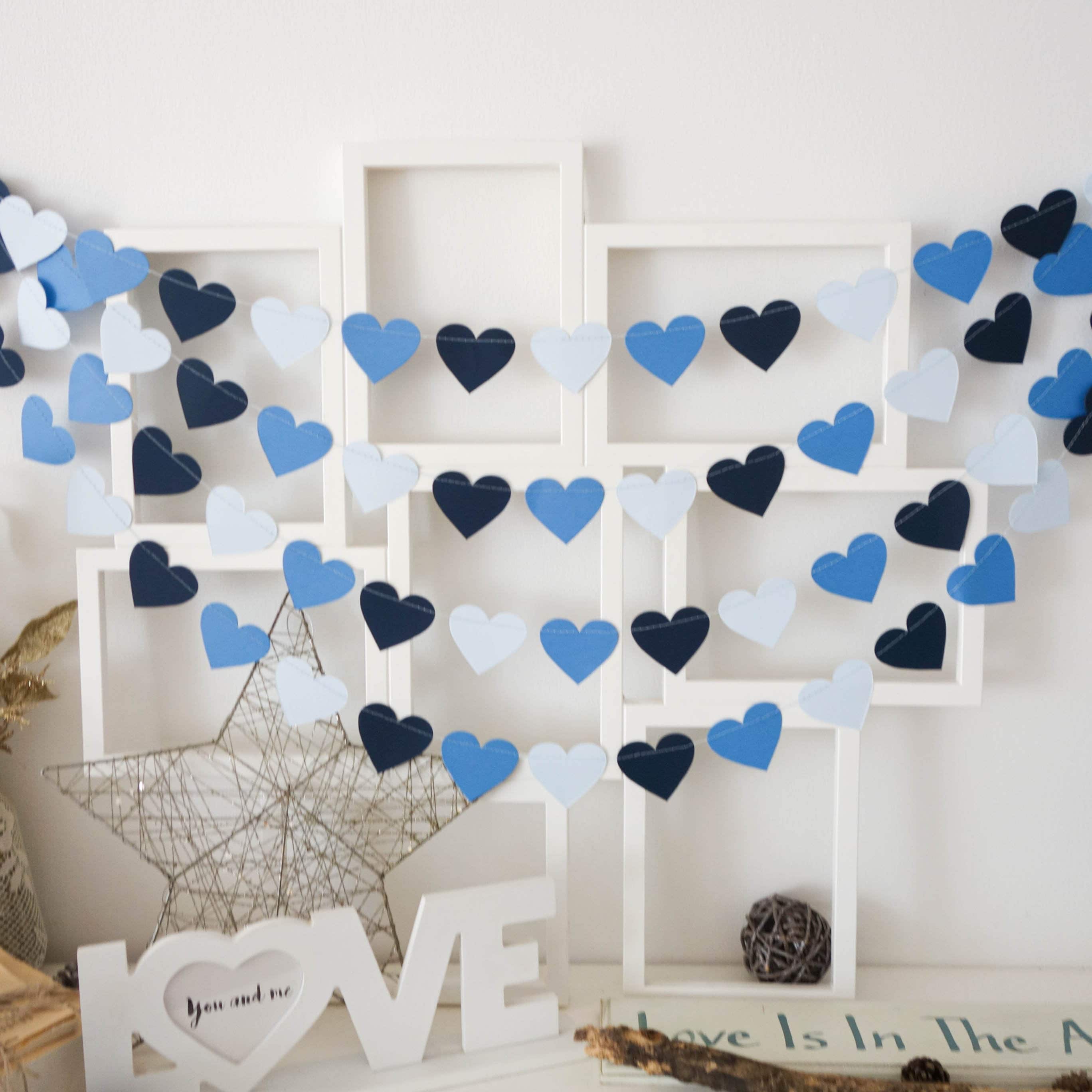 100 Small Paper Hearts, Die Cut Heart, Die Cut Paper Hearts, Heart Garland,  Small Hearts, Wedding Confetti, Pink Heart Shaped, Paper Garland -   Israel
