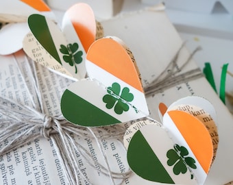 St Patricks day decor, St Patricks garland, St Patricks gift, St Patricks banner, Irish flag banner, Irish decor, Irish gifts