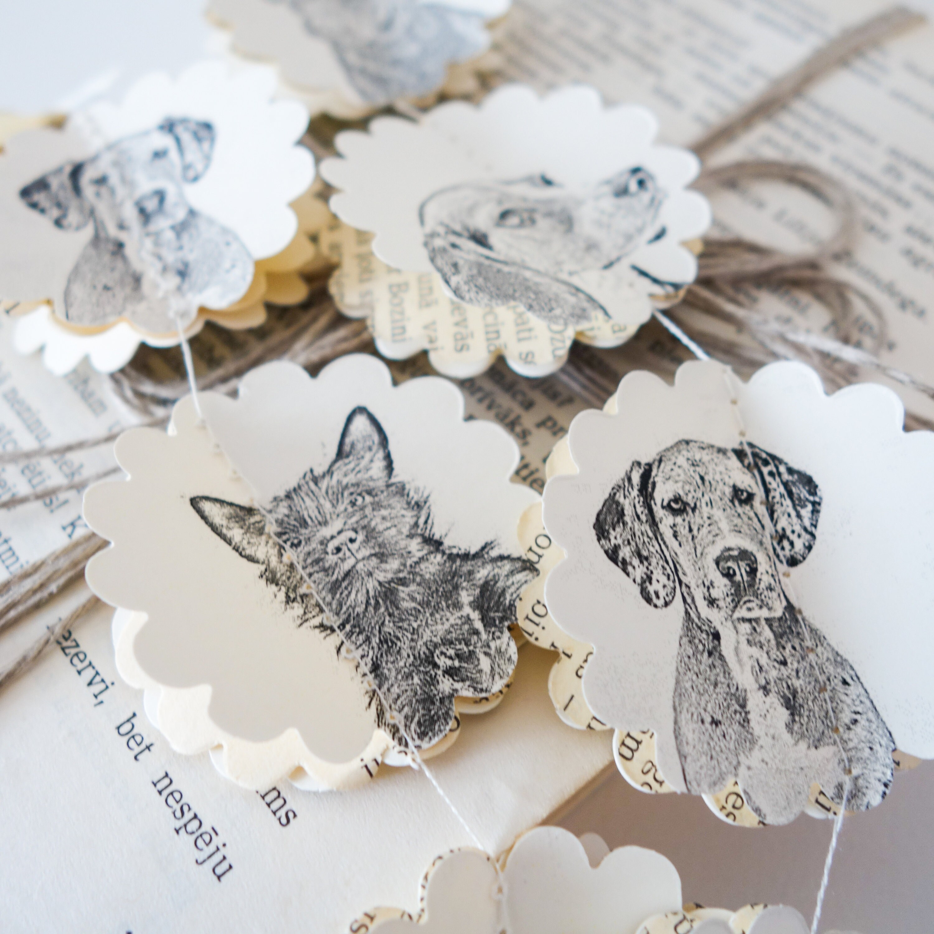 Dog garland Dog wedding gift puppy gifts puppy party Etsy