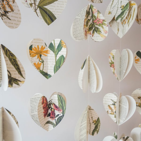 Blumengirlande Set, Hochzeit & Baby Shower Decor