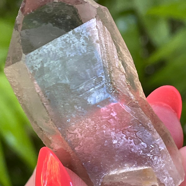Smokey Lemurian Quartz Crystal, Starseed Lemurian Quartz, AAAA+ Grade Lemurian Starbrary Quartz Laser, Record Keeper Lemurian
