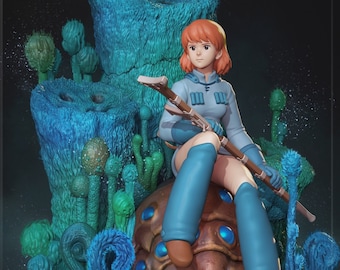 Nausinah Fan Art harsfiguur modelkit (ongeverfd/niet gemonteerd)