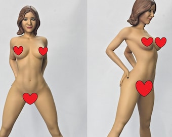 Kit de modelo de figura de pin-up impreso en 3D, resina de 12 quilates (sin pintar ni ensamblar)
