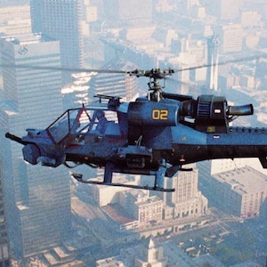 Blue Thunder Helicopter - Etsy