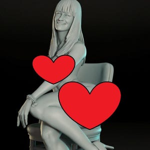 Caroline Fan Art 3D gedruckter Resin Model Kit (unbemalt, nicht zusammengebaut)