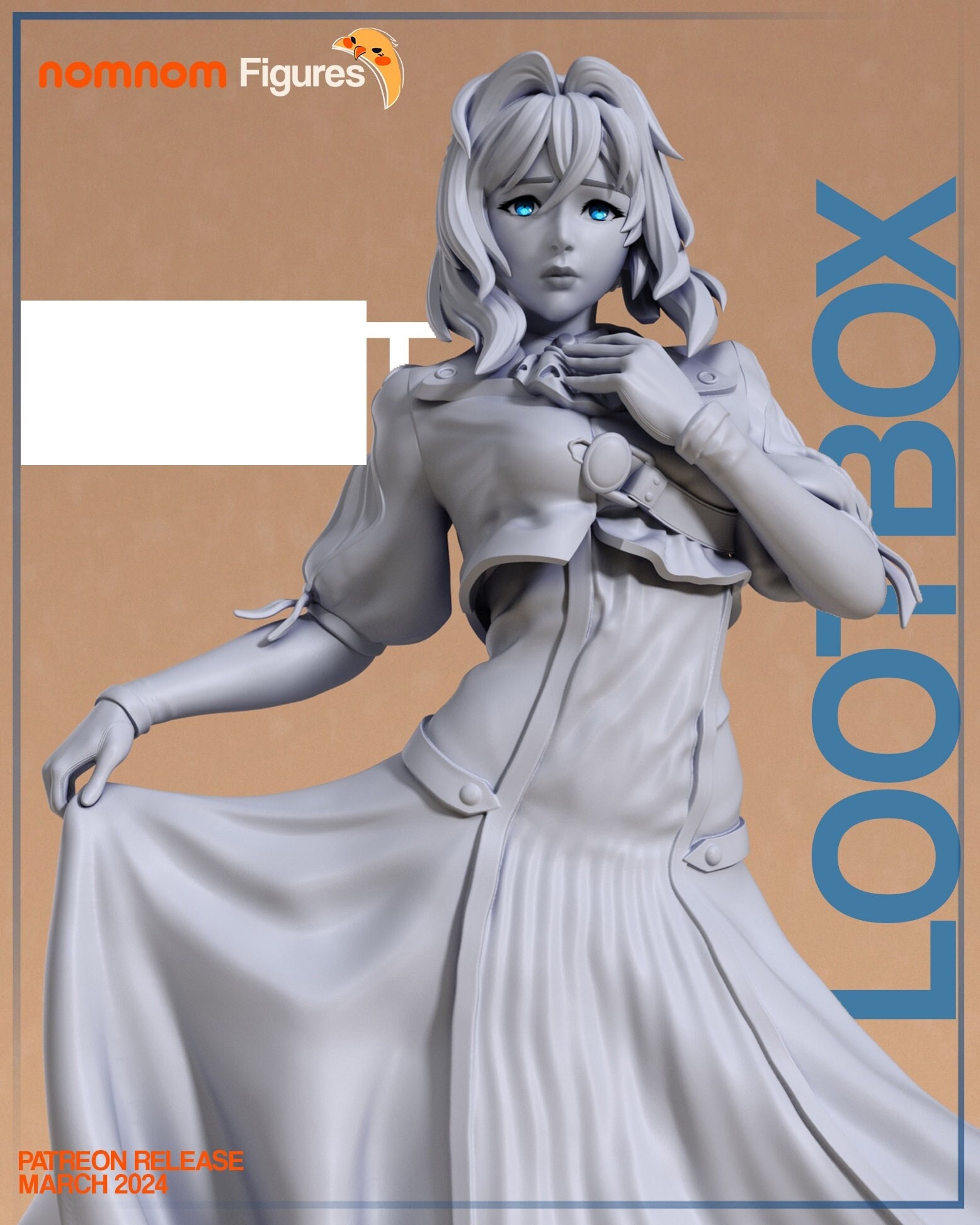 Viogar Fan art 3D 14k PRINTED resin model kit UNPAINTED UNASSEMBLED  sci fi, pin up, female fantasy lovely  gk nom nom  fantasy garden