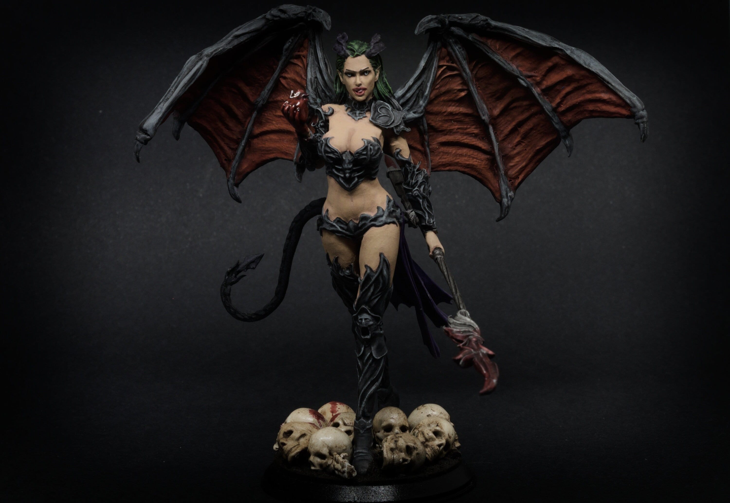1/24 Resin Figure Model Kit Demons Woman Beauty Soldier unpainted unassembled 
