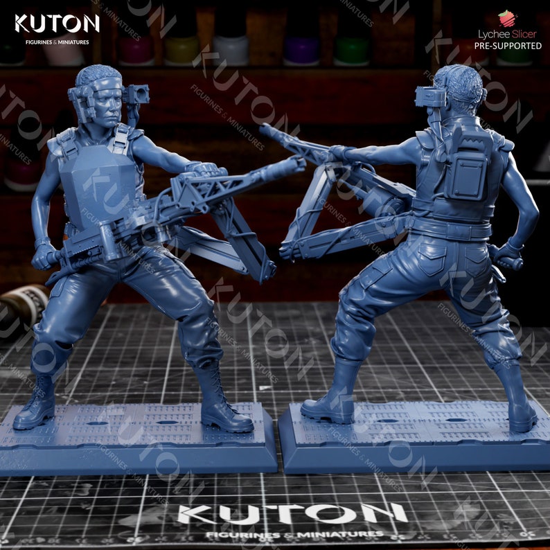 Perez Fan Art, 3D Printed Resin Model Kit, Sci-Fi Fantasy (Unpainted/Unassembled) image 9