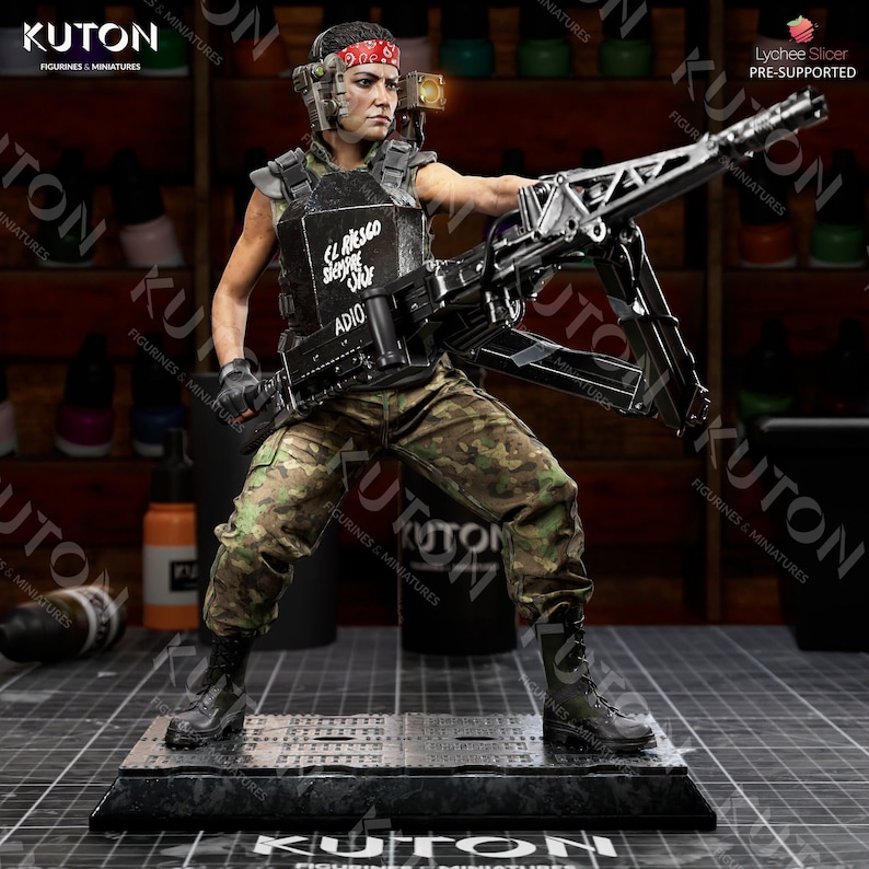 Perez Fan Art, 3D Printed Resin Model Kit, Sci-Fi Fantasy (Unpainted/Unassembled) image 2