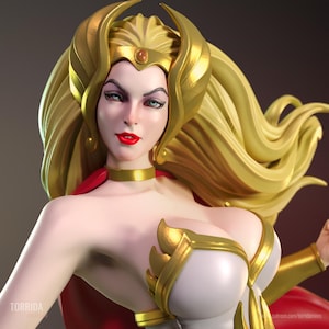 Shena   fan art 3D 16k PRINTED resin model kit UNPAINTED UNASSEMBLED  sci fi, pin up, female fantasy lovely torrida Princess