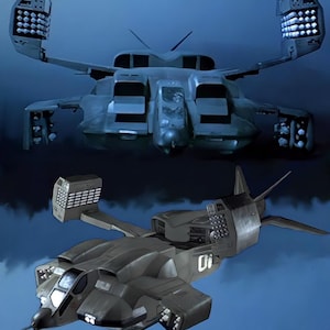 1:72 Aliens Dropship  Fan art  3D 16k PRINTED resin model kit UNPAINTED, UNASSEMBLED sci fi, cheyenne  scale model  vehicle colonial marines