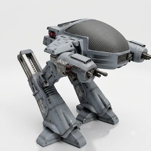ED 209  FAN ART  3D Printed  16k Resin model kit  (Unpainted/Unassembled)  robocop sci fi