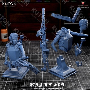 Perez Fan Art, 3D Printed Resin Model Kit, Sci-Fi Fantasy (Unpainted/Unassembled) image 7