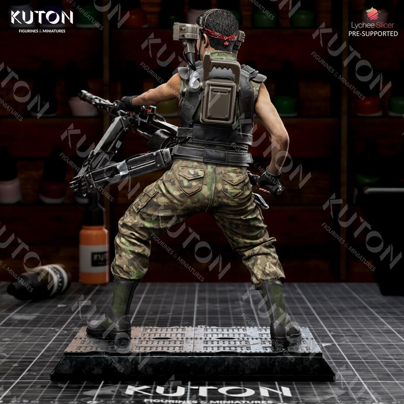 Perez Fan Art, 3D Printed Resin Model Kit, Sci-Fi Fantasy (Unpainted/Unassembled) image 5