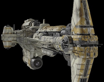 Hammer Ship, Fan Art 3D Printed Resin Model Kit (Unpainted/Unassembled)