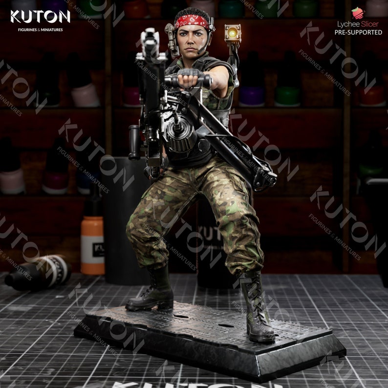 Perez Fan Art, 3D Printed Resin Model Kit, Sci-Fi Fantasy (Unpainted/Unassembled) image 3