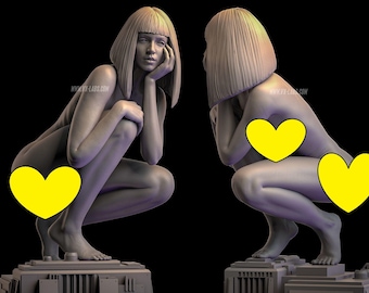 Jenny Fan Art, 3D Printed Resin Model Kit (Unpainted/Unassembled)