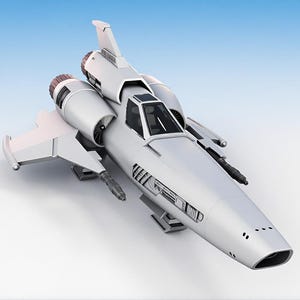 Snake Mk II Fan Art 3D Printed Model Kit, Sci-Fi Resin (Unpainted/Unassembled) GALACTICA