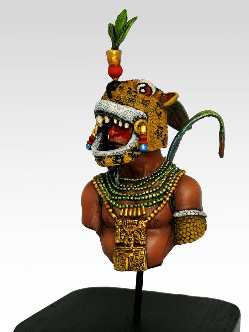 Mixtec Warlord Max 72% Ranking TOP7 OFF Bust 1:12 Prehispanic kit resin u ORIGINAL model