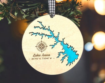 Julgransprydnad i Lake Anna, Virginia, perfekt som julklapp