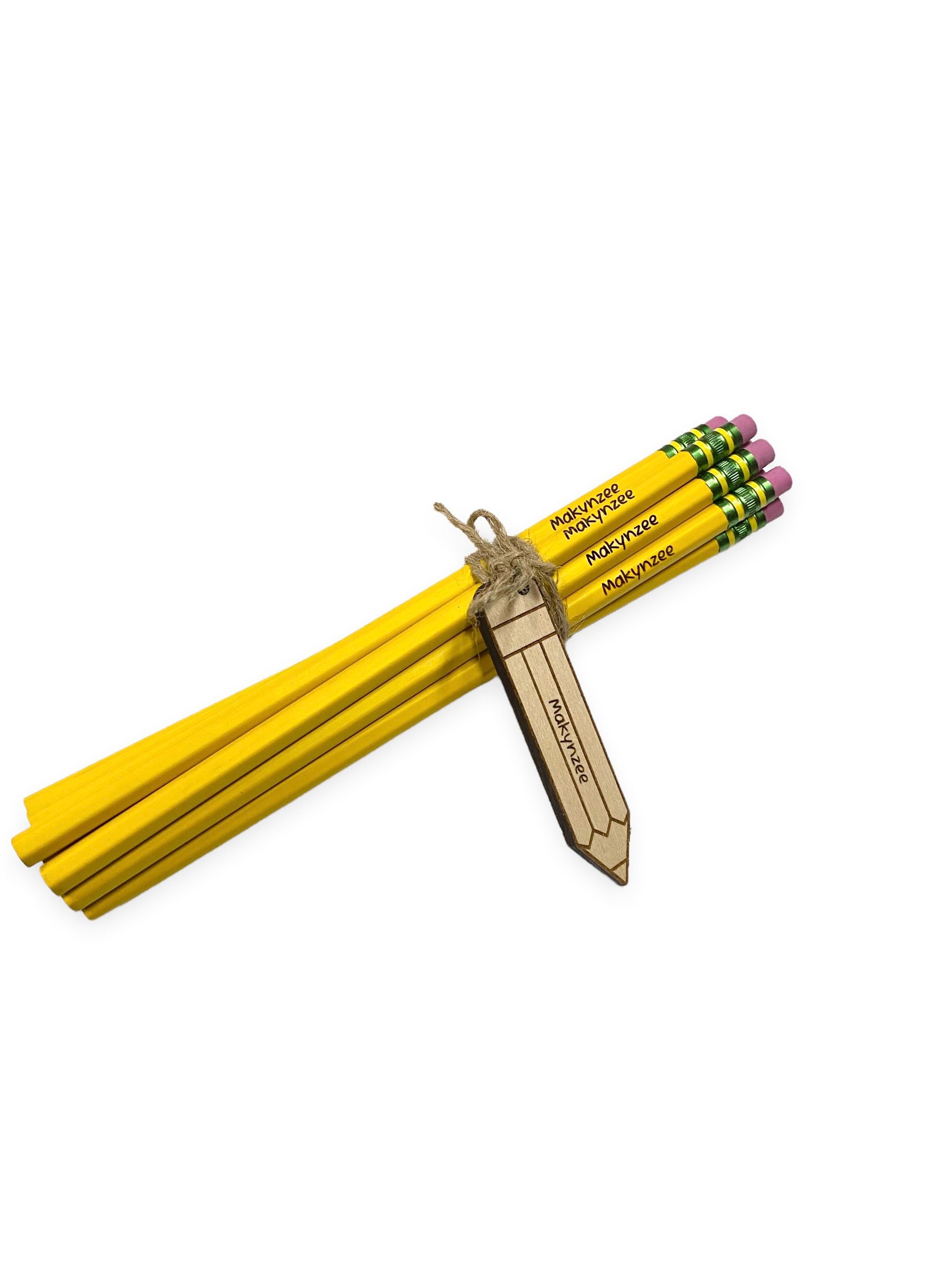 Personalized Custom Engraved Back to School Pencils 6 or 12 - Etsy