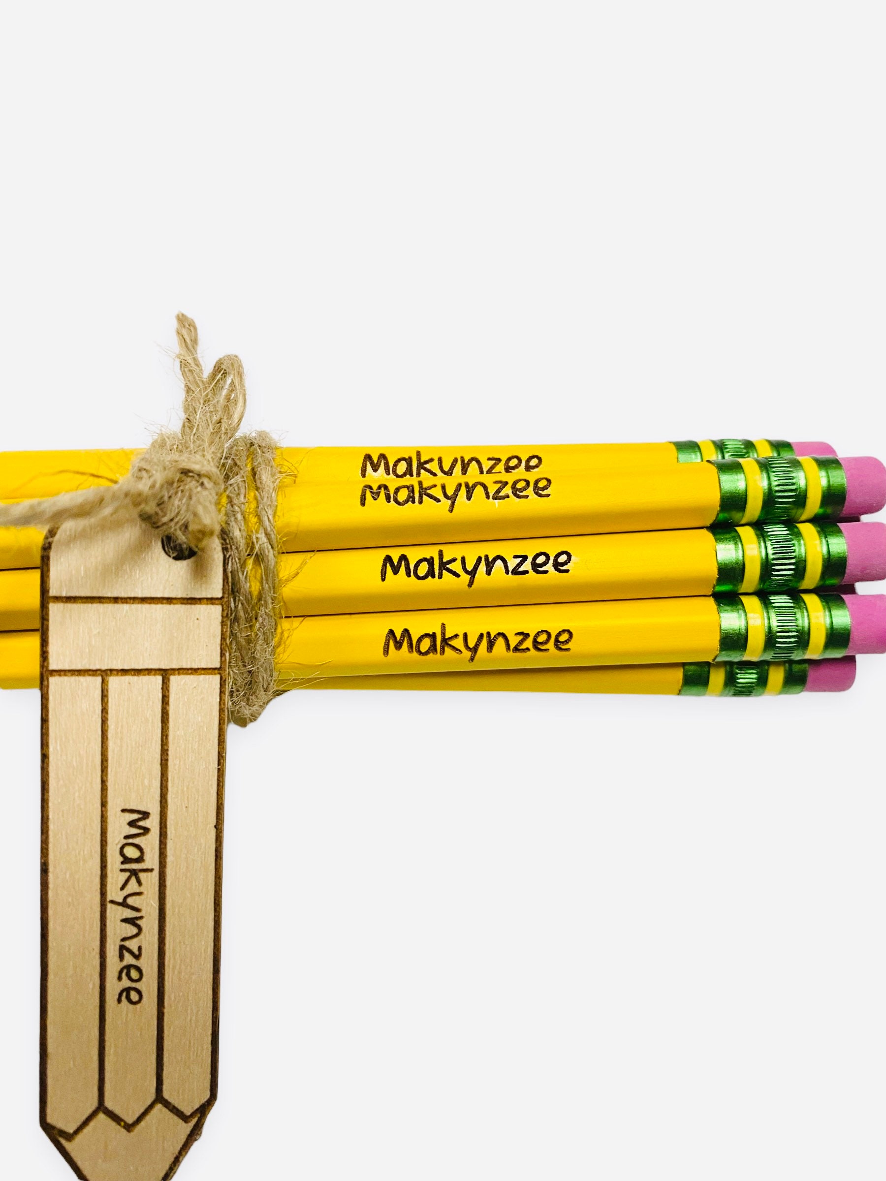 Personalized Custom Engraved Back to School Pencils 6 or 12 - Etsy