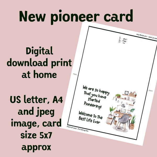 Digital download card JW New Pioneer