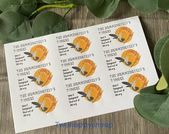 JW ministry stickers, was it designed hummingbird’s tongue