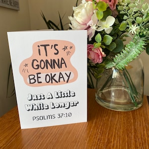 Tout ira bien ! Carte de réconfort et d'encouragement Jw