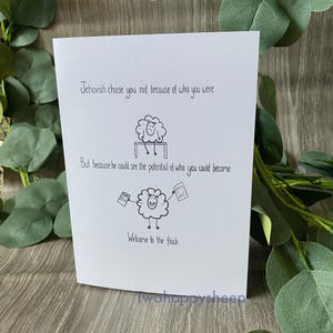Jehová te eligió Tarjeta JW Bautismo