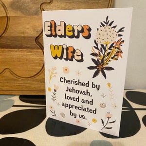 Card for Elders Wife JW