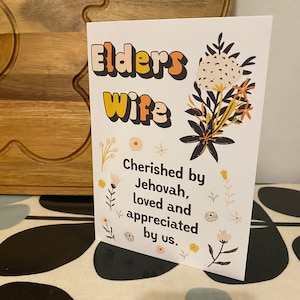 Card for Elders Wife JW