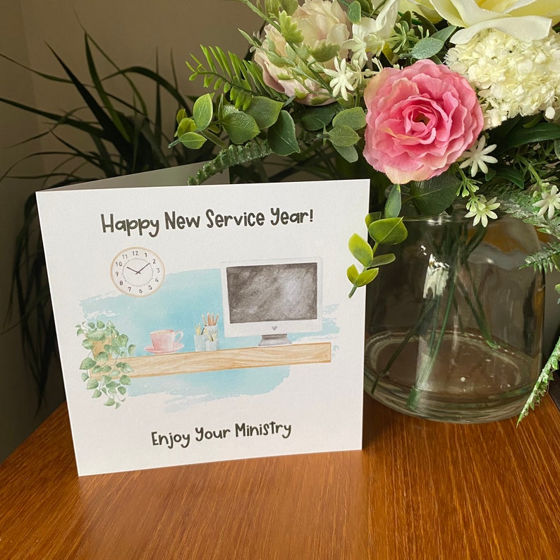 Happy New Service Year JW Card Etsy UK