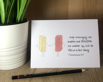 JW keep encouraging one another card