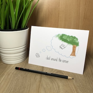 Juste au coin de la rue Carte de confort et d'encouragement JW
