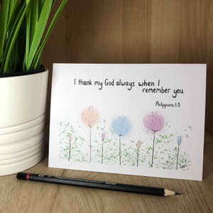 JW thank God encouragement card
