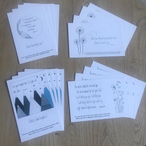 Paquet de cartes postales du ministère JW